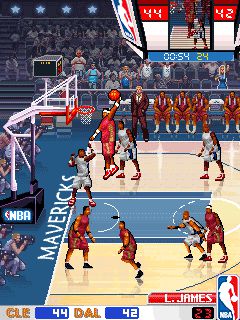 Free download java game NBA Pro Basketball 2009 on your mobile phone! Image №2