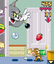 Free download java game Tom and Jerry: Food Fight on your mobile phone! Image №2