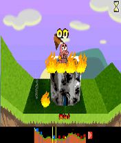 Free download java game Worms Forts 3D on your mobile phone! Image №5