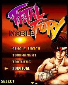 Free download java game Fatal Fury Mobile on your mobile phone!