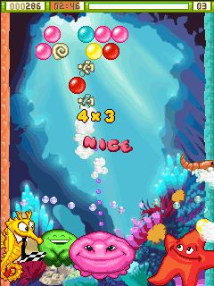 Free download java game Bubble X mania: Deluxe on your mobile phone! Image №4