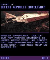 Free download java game Star Wars: Battle Above Coruscant on your mobile phone! Image №4