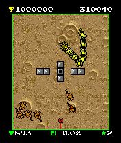 Free download java game Volfied on your mobile phone! Image №3