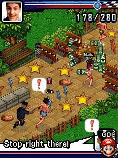Free download java game American Pie: Naked Run on your mobile phone! Image №2