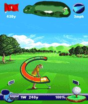 Free download java game Ernie Els Golf 2008 on your mobile phone! Image №2