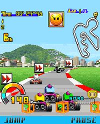 Free download java game Bomberman Kart on your mobile phone! Image №2