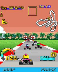 Free download java game Bomberman Kart on your mobile phone! Image №3