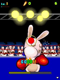 Free download java game Rayman Raving Rabbids TV Party on your mobile phone! Image №5