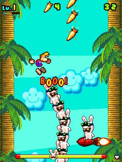 Free download java game Rayman Raving Rabbids TV Party on your mobile phone! Image №6