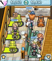 Free download java game Sally's Salon on your mobile phone! Image №3