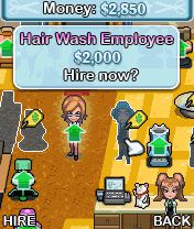 Free download java game Sally's Salon on your mobile phone! Image №4