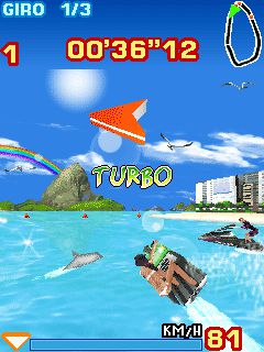 Free download java game Turbo Jet Ski 3D on your mobile phone! Image №2