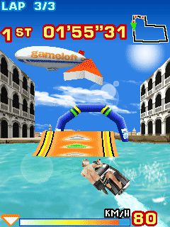 Free download java game Turbo Jet Ski 3D on your mobile phone! Image №4