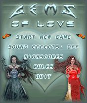 Free download java game Gems of Love on your mobile phone!