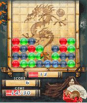 Free download java game Gems of Love on your mobile phone! Image №2