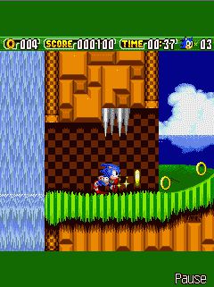 Free download java game Sonic the Hedgehog 2 Dash on your mobile phone! Image №2