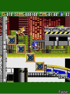 Free download java game Sonic the Hedgehog 2 Dash on your mobile phone! Image №5