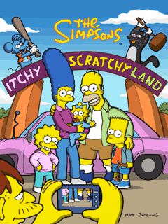 Free download java game The Simpsons 2: Itchy & Scratchy Land similar to the game The Simpsons Arcade, on your mobile phone!