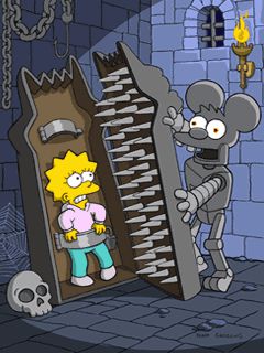 Free download java game The Simpsons 2: Itchy & Scratchy Land on your mobile phone! Image №4