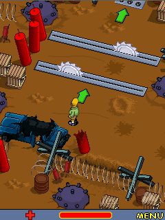 Free download java game The Simpsons 2: Itchy & Scratchy Land on your mobile phone! Image №5