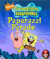 Free download java game Sponge Bob Paparazzi Parade on your mobile phone!