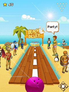 Free download java game Party Island Bowling 2 in 1 on your mobile phone! Image №2