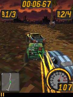 Free download java game Flatout 3D on your mobile phone! Image №4