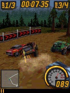 Free download java game Flatout 3D on your mobile phone! Image №2