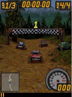 Free download java game Flatout 3D on your mobile phone! Image №5