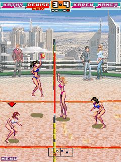 Free download java game Bikini Volleyball on your mobile phone! Image №5