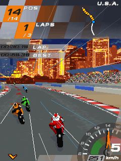 Free download java game Pro Moto Racing on your mobile phone! Image №4