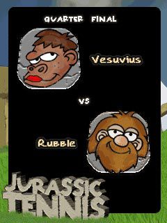 Free download java game Jurassic Tennis on your mobile phone! Image №2