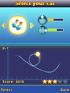 Free download java game Rollercoaster Rush 99 Tracks on your mobile phone! Image №6