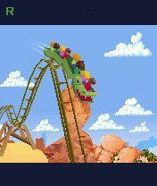 Free download java game Rollercoaster Rush 3D on your mobile phone! Image №3