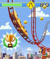 Free download java game Rollercoaster Rush 3D on your mobile phone! Image №2