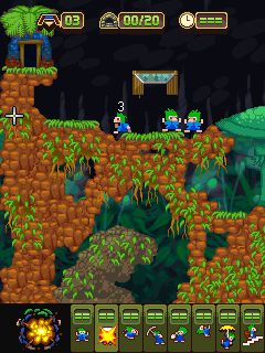 Free download java game Lemmings 2: The Tribes on your mobile phone! Image №2