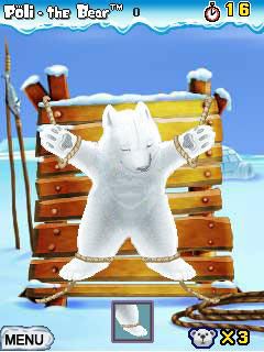 Free download java game Poli The Bear on your mobile phone! Image №3