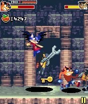 Free download java game Crash Bandicoot. Crash Of The Titans on your mobile phone! Image №4