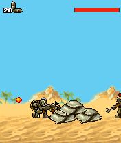 Free download java game Power of Cyborgs 2: Clean-up in Desert on your mobile phone! Image №3