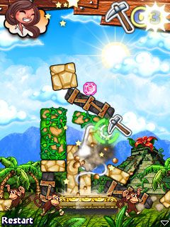Free download java game Diamond Tumble on your mobile phone! Image №2