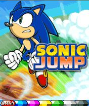 Free download java game Sonic Jump similar to the game Sonic and Sega All Stars Racing, on your mobile phone!