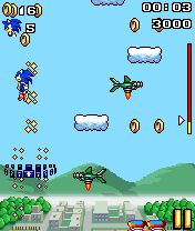 Free download java game Sonic Jump on your mobile phone! Image №2