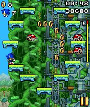 Free download java game Sonic Jump on your mobile phone! Image №4