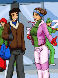 Free download java game Dirty Jack: Snow Job on your mobile phone! Image №2