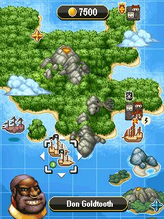 Free download java game Pirate Ship Battles on your mobile phone! Image №2