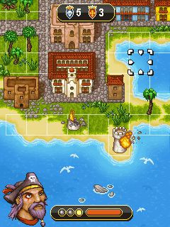 Free download java game Pirate Ship Battles on your mobile phone! Image №5