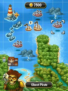 Free download java game Pirate Ship Battles on your mobile phone! Image №6