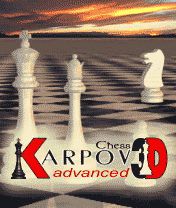 Free download java game Advanced Karpov 3D Chess similar to the game 3 in 1 Classics challenge, on your mobile phone!