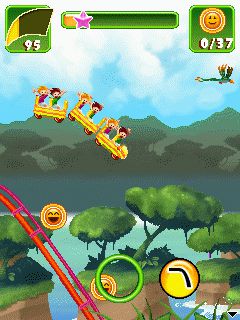 Free download java game Rollercoaster Revolution 99 Tracks on your mobile phone! Image №5