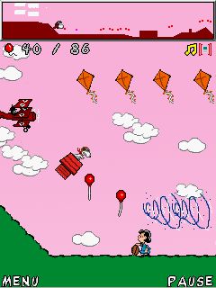Free download java game Snoopy the Flying Ace on your mobile phone! Image №2
